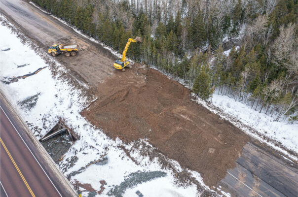 East French River WB - Mass Excavation Above Box Culverts